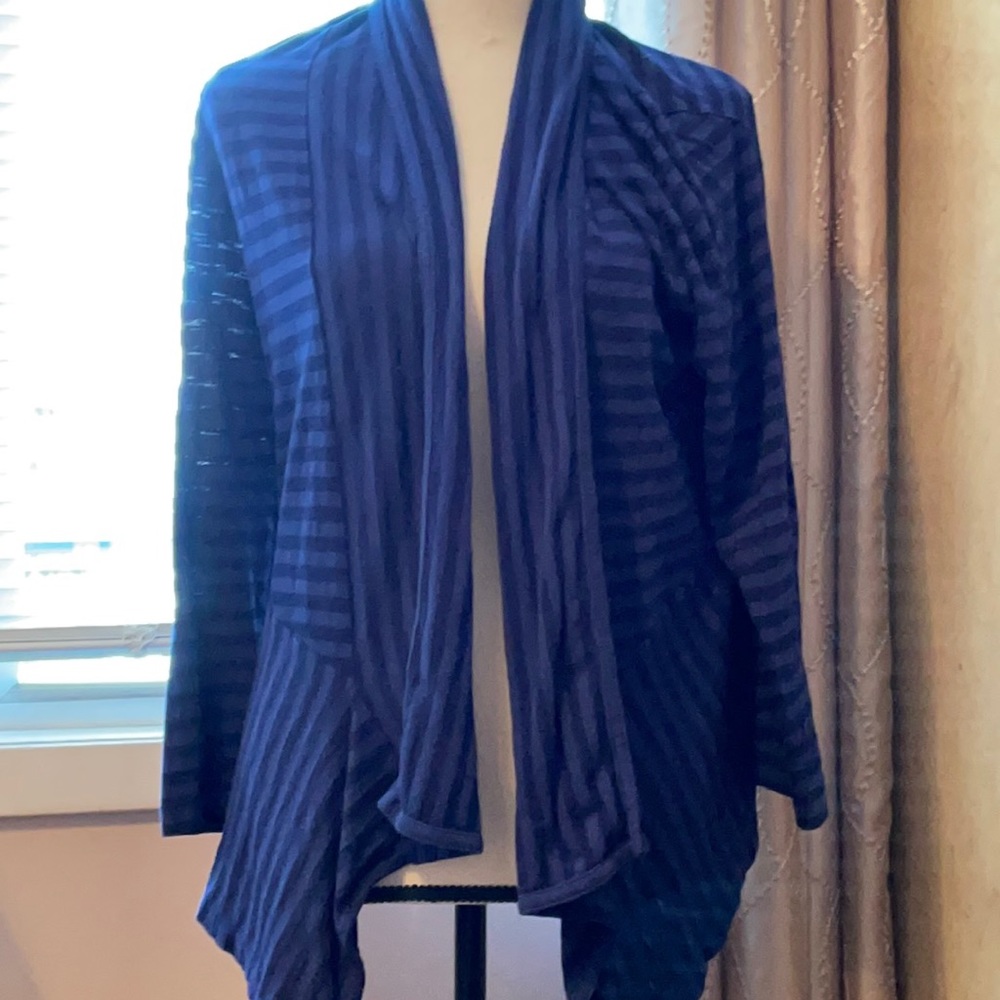Lilla P Cardigan Sweater Pima Cotton & Modal - L